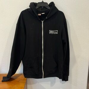 American apparel Mitch’s surf shop black zip hoodie